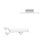 Belville Floating Shelves, 2 Shelves, 1.50" H - Image 19