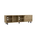 Conquest Tv Stand for TV´s, Four Open Shelves, Five Legs - Image 2