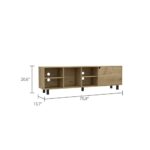 Conquest Tv Stand for TV´s, Four Open Shelves, Five Legs - Image 4