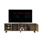 Conquest Tv Stand for TV´s, Four Open Shelves, Five Legs - Image 6