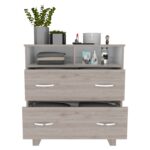 Stamford Two Drawer Dresser, Four Legs, Two Open Shelves, Superior Top - Image 14