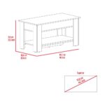 Saturn Storage Table, Four Legs, Lower Shelf - Image 19