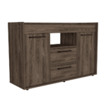 Hart Sideboard Double Door Cabinet, One Open Shelf - Image 2