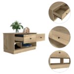Uranus Storage Bench, Two Drawers, Two Open Shelves - Image 6