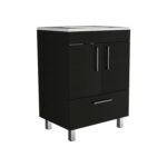 Essential Single Bathroom Vanity, One Draw, Double Door Cabinet - Image 3