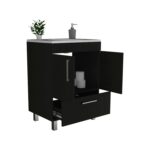 Essential Single Bathroom Vanity, One Draw, Double Door Cabinet - Image 7