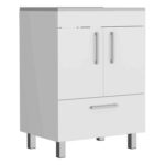 Essential Single Bathroom Vanity, One Draw, Double Door Cabinet - Image 9
