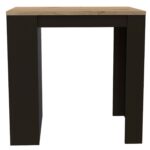 Milos Kitchen Island Table, Two Legs, Three Side Shelves - Image 9