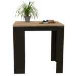 Milos Kitchen Island Table, Two Legs, Three Side Shelves - Image 10