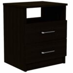 Salento Nightstand, Two Drawers, One Shelf, Superior Top - Image 19