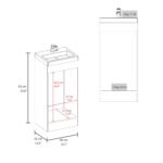 Sevilla Bathroom Vanity, Single Door Cabinet - Image 13