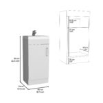 Sevilla Bathroom Vanity, Single Door Cabinet - Image 8