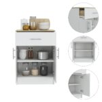 Pantry Organizer Cabinet 33" H, 1 Drawer, 2 Interior Shelves, 2 Doors - Image 13
