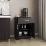 Pantry Organizer Cabinet 33" H, 1 Drawer, 2 Interior Shelves, 2 Doors - Image 3