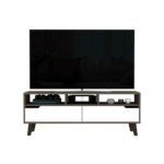 Kobe Tv Stand for TV´s, Three Open Shelves, Two Flexible Drawers - Image 7
