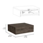 Ivor Floating Nightstand, Modern Wall-Mounted Bedside Shelf with Drawer - Image 7