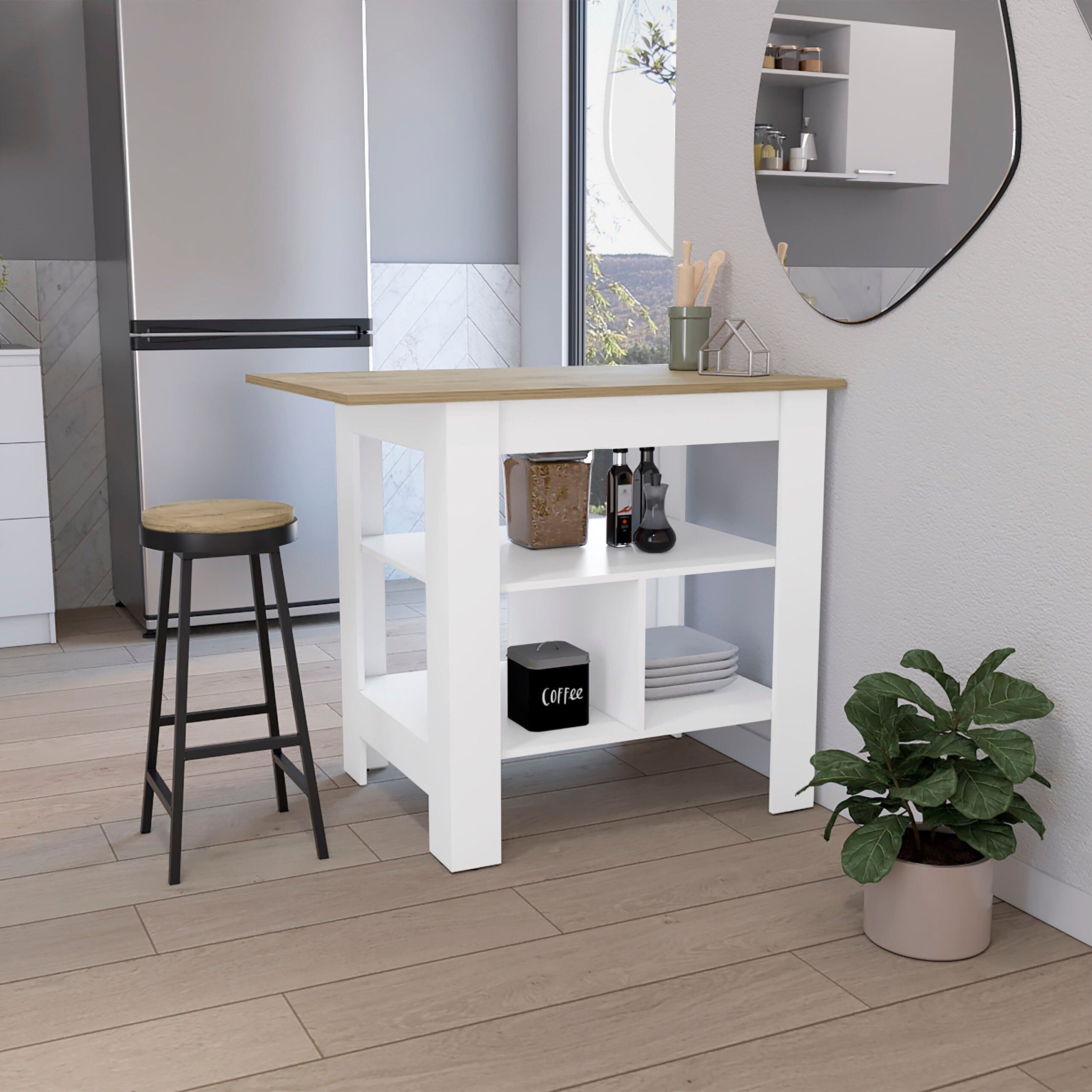 d01027rlnex.jpg Finley Kitchen Island with Counter Space - Image 1