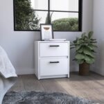Bethel Two Drawers Nightstand with Handles - Image 3