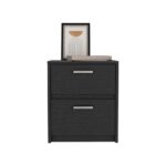 Bethel Two Drawers Nightstand with Handles - Image 7