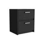 Bethel Two Drawers Nightstand with Handles - Image 11