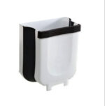 Mini Trash Can For Kitchen Garbage Bin , White - Image 2
