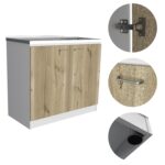 Salento Utility Sink With Cabinet, Double Door Cabinet - Image 15