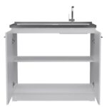 Salento Utility Sink With Cabinet, Double Door Cabinet - Image 19