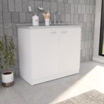 Salento Utility Sink With Cabinet, Double Door Cabinet - Image 20
