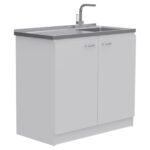 Salento Utility Sink With Cabinet, Double Door Cabinet - Image 21