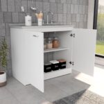 Salento Utility Sink With Cabinet, Double Door Cabinet - Image 22