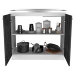 Salento Utility Sink With Cabinet, Double Door Cabinet - Image 9