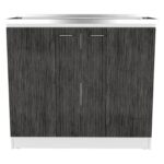Salento Utility Sink With Cabinet, Double Door Cabinet - Image 10