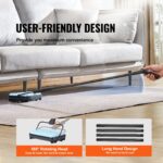 VEVOR Carpet Sweeper Manual, Floor Sweeper with 300 ml Dustbin Capacity Easy to Empty, 6.7 inch Cleaning Width for Home Office Carpets Pet Hair Dust, Blue - Image 5