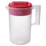 (2 pack)Simply Pour Clear/Red Pitcher Plastic 1 gal - Image 2