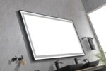 (ONLY FOR PICKUP) 72 in. W x 36 in. H Black Framed LED Single Bathroom Vanity Mirror in Polished Crystal Bathroom Vanity LED Mirror with 3 Color Lights Mirror for Bathroom Wall - Image 15
