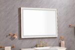 48*36 LED Lighted Bathroom Wall Mounted Mirror with High Lumen+Anti-Fog Separately Control - Image 3