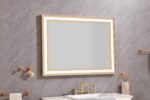 48*36 LED Lighted Bathroom Wall Mounted Mirror with High Lumen+Anti-Fog Separately Control - Image 5