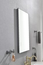 32x 24Inch LED Mirror Bathroom Vanity Mirror with Back Light;  Wall Mount Anti-Fog Memory Large Adjustable Vanity Mirror - Image 17
