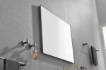 32x 24Inch LED Mirror Bathroom Vanity Mirror with Back Light;  Wall Mount Anti-Fog Memory Large Adjustable Vanity Mirror - Image 3