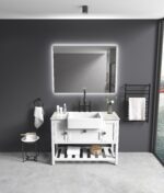48x 36Inch LED Mirror Bathroom Vanity Mirror with Back Light;  Wall Mount Anti-Fog Memory Large Adjustable Vanity Mirror - Image 12
