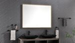 48x 36Inch LED Mirror Bathroom Vanity Mirror with Back Light;  Wall Mount Anti-Fog Memory Large Adjustable Vanity Mirror - Image 3