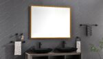 48x 36Inch LED Mirror Bathroom Vanity Mirror with Back Light;  Wall Mount Anti-Fog Memory Large Adjustable Vanity Mirror - Image 4