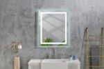 36*28 LED Mirror for Bathroom with Lights; Dimmable; Anti-Fog; Lighted Bathroom Mirror with Smart Touch Button; Memory Function - Image 4