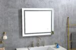36*28 LED Mirror for Bathroom with Lights; Dimmable; Anti-Fog; Lighted Bathroom Mirror with Smart Touch Button; Memory Function - Image 9