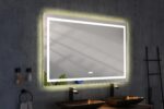 (ONLY FOR PICKUP)84"*48" LED Lighted Bathroom Wall Mounted Mirror with High Lumen+Anti-Fog Separately Control  bedroom full-length mirror  bathroom led mirror  hair salon mirror - Image 8
