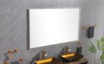 (ONLY FOR PICKUP) 60x 36Inch LED Mirror Bathroom Vanity Mirror with Back Light;  Wall Mount Anti-Fog Memory Large Adjustable Vanity Mirror - Image 2