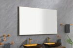 (ONLY FOR PICKUP) 60x 36Inch LED Mirror Bathroom Vanity Mirror with Back Light;  Wall Mount Anti-Fog Memory Large Adjustable Vanity Mirror - Image 3