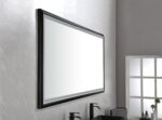 (ONLY FOR PICKUP)  88in. W x 38in. H Oversized Rectangular Black Framed LED Mirror Anti-Fog Dimmable Wall Mount Bathroom Vanity Mirror Wall Mirror Kit For Gym And Dance Studio - Image 6