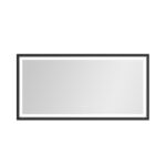 (ONLY FOR PICKUP)  60in. W x 36in. H Oversized Rectangular Black Framed LED Mirror Anti-Fog Dimmable Wall Mount Bathroom Vanity Mirror Wall Mirror Kit For Gym And Dance Studio - Image 15