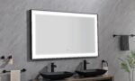 (ONLY FOR PICKUP) 96in. W x 36 in. H Super Bright Led Bathroom Mirror with Lights;  Metal Frame Mirror Wall Mounted Lighted Vanity Mirrors for Wall;  Anti Fog Dimmable Led Mirror for Makeup - Image 7